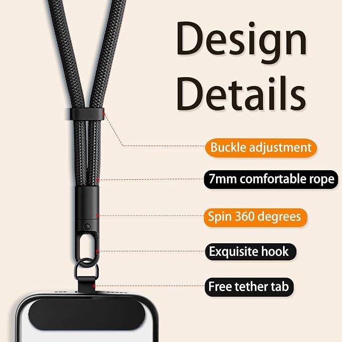Cell Phone Lanyard, Phone Wrist Strap - Image 3