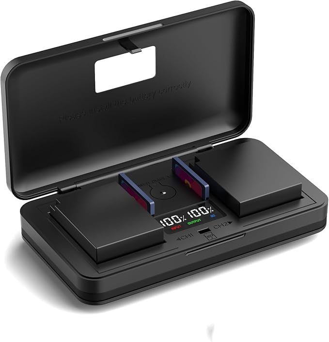 DMW-BLC12 Camera Battery Multifunctional Charger Set Compatible by Inspirationlightsupyourlife