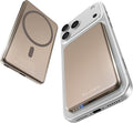 [0.3" Ultra Slim] [Alloy-Made] ULiXWH Magsafe Portable Charger for iPhone, 2026 Upgrade 5000mAh Fast Charging Magnetic Power Bank, Wireless Battery Pack for iPhone 17 Air 16 15 Pro Max 14, Desert Gold by ULiXWH