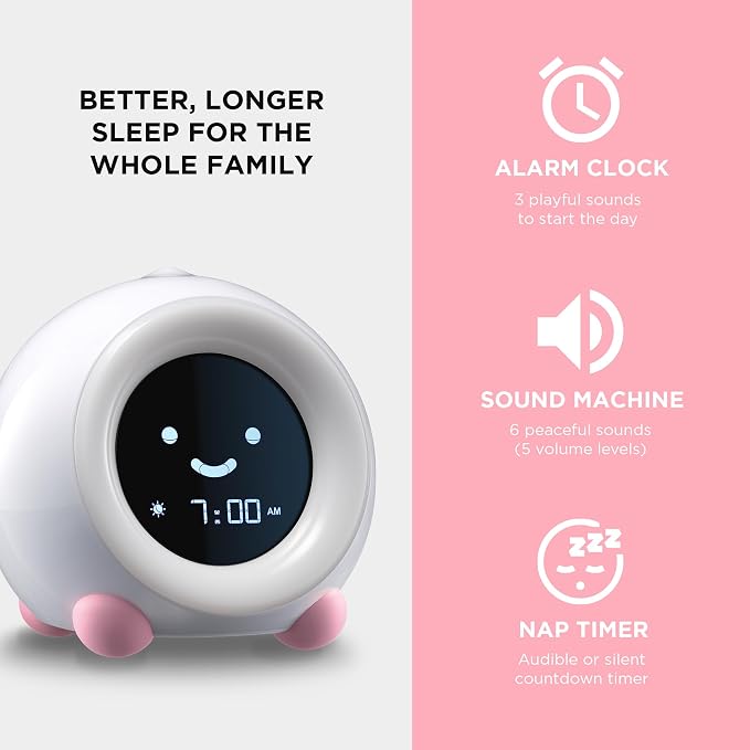 LittleHippo Mella: Kids Alarm Clock, Ready to Rise Children's Sleep Trainer - Image 4