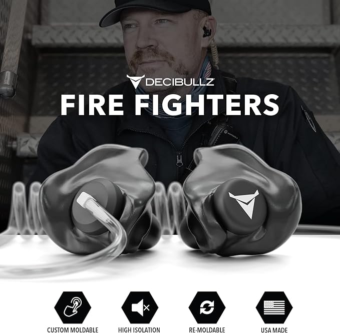 Decibullz Custom Molded Security Radio Surveillance Earpiece Set, Thermo-Fit - Image 5