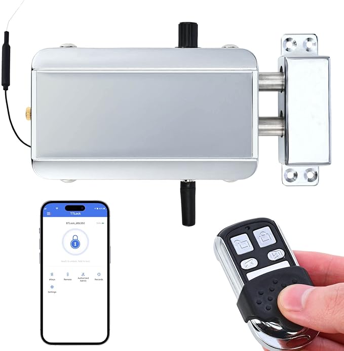 Electronic Deadbolt Anti-Theft Smart Hidden Door Lock by YUHANUS