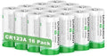 DURNERGY CR123A Lithium Batteries 16 Pack 3 Volt 123A Battery by DURNERGY
