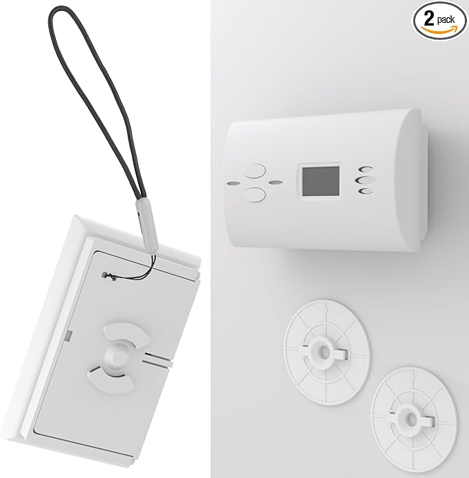No-Drill Mount for Kidde Carbon Monoxide Alarms Replacement Upgrade Battery by Smteyenova