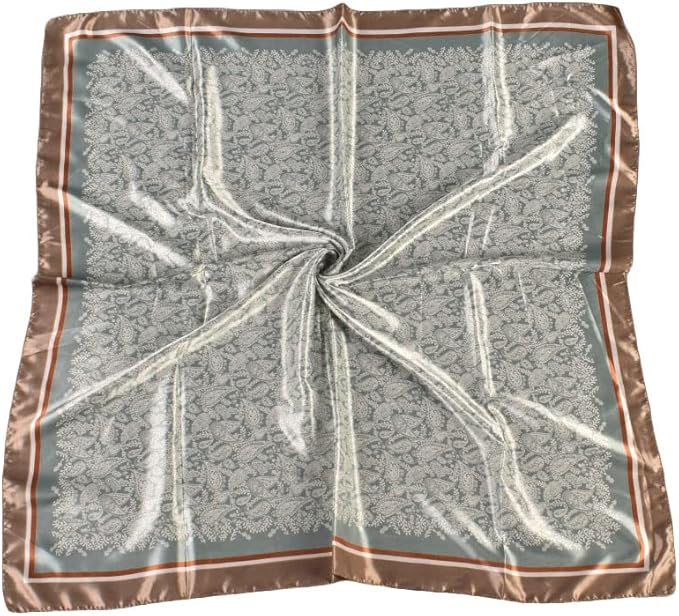 4Pcs Silk Head Scarves for Women Satin Hair Scarf 35”Large Square Bandana Silk - Image 2
