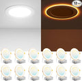 Amico 12 Pack 6 Inch 5CCT LED Recessed Ceiling Light by Amico