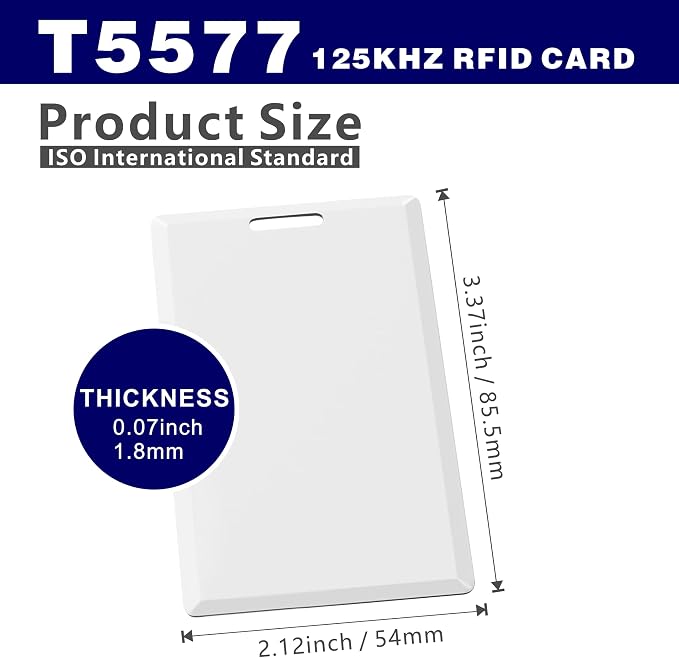 10pcs T5577 RFID Card 125khz RFID Card Rewritable RFID Proximity Cards - Image 2