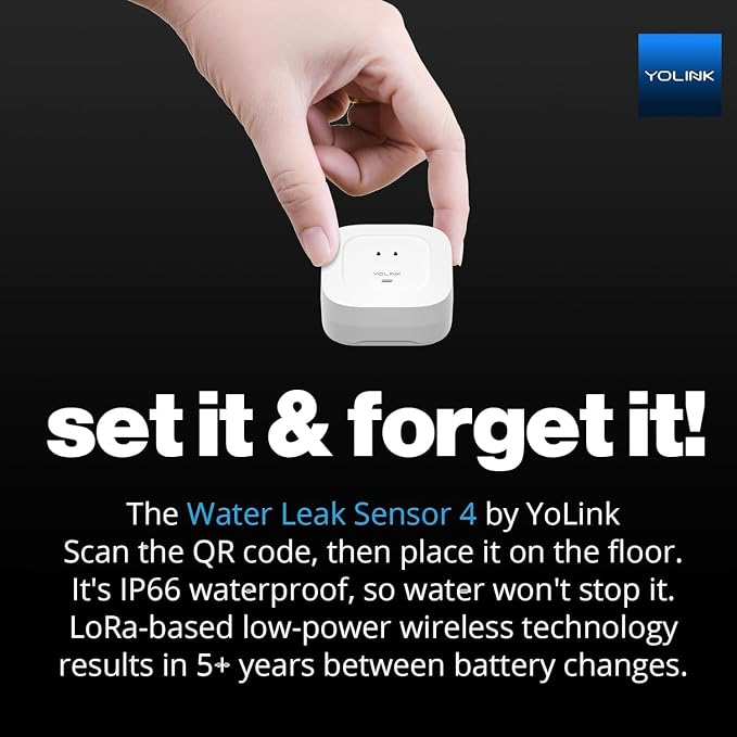 YoLink Smart Home Starter Kit: SpeakerHub & Water Leak Sensor 4 - Image 8