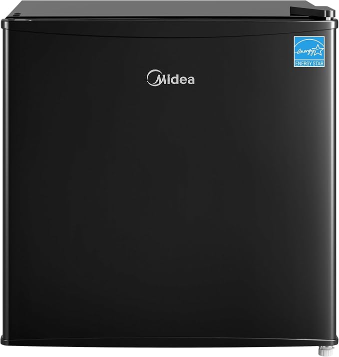 Midea 1.7 Cu.ft Mini Fridge, Energy Star Certified, Low Noise for Bedroom | Adjustable Thermostat, Reversible Door,Energy Efficient, Ideal for Dorm, Office by Unknown