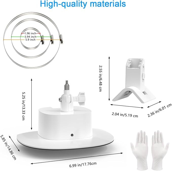 Pole Mounting Bracket & Outdoor Camera Sun Rain Shade Shield Cover Compatible - Image 2