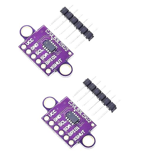 ACEIRMC 2pcs VL53L0X Time-of-Flight Laser Ranging Sensor Breakout 940nm by ACEIRMC