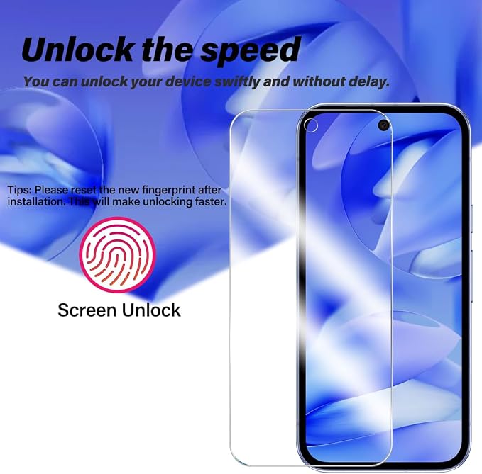 BIGFACE for Pixel 9A Tempered Glass Screen Protector + Camera Lens Protector - Image 3