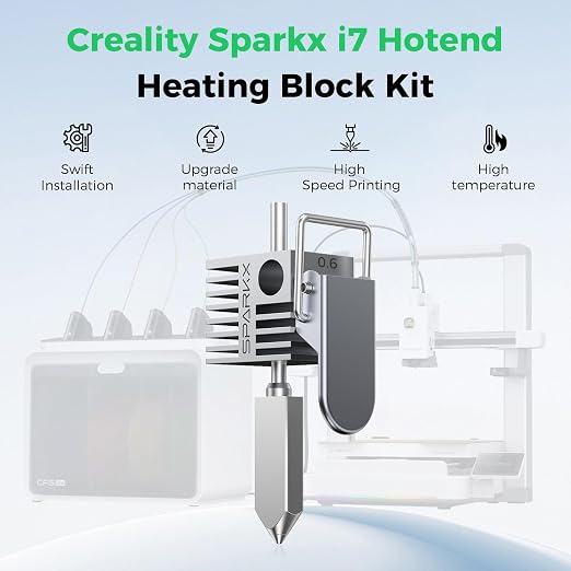 Creality Official SPARKX i7 Hotend, 0.6mm Original All Metal Integrated - Image 2