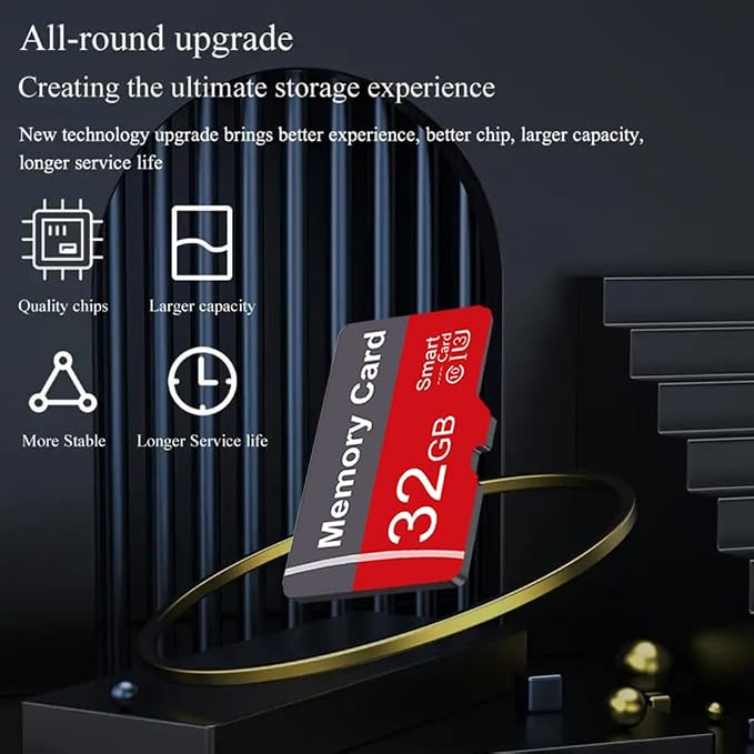 2 Pack Memory Card 32GB with Adapter, High Speed TF Card, UHS-I C10 A1 Memory - Image 3
