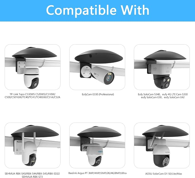 2-in-1 Security Camera Gutter Mount - Image 2