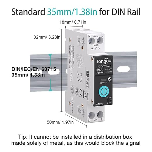 TONGOU ZigBee Smart Switch 25A - Image 2