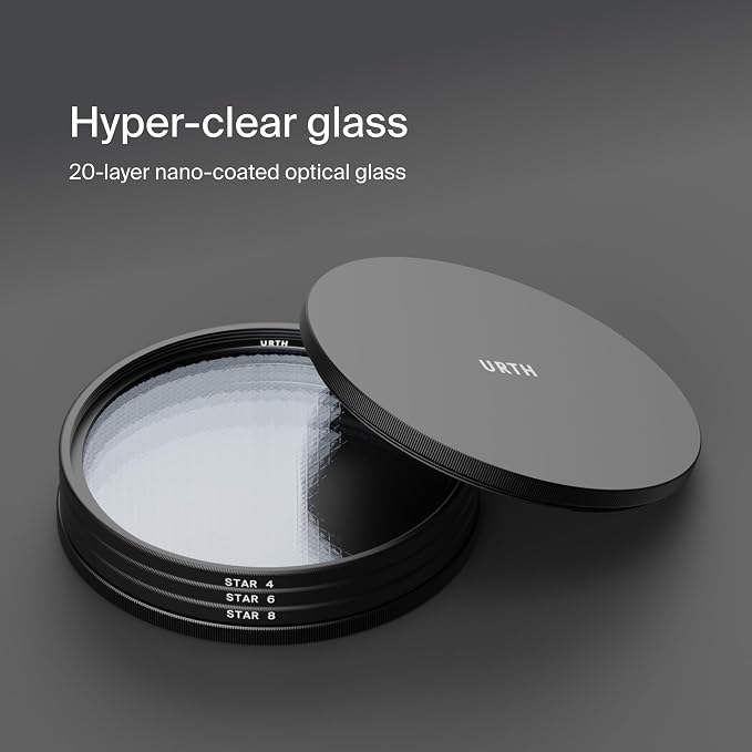 Urth 72mm 3-in-1 Star Lens Filter Kit — 4, 8 Point Starburst Effects - Image 3