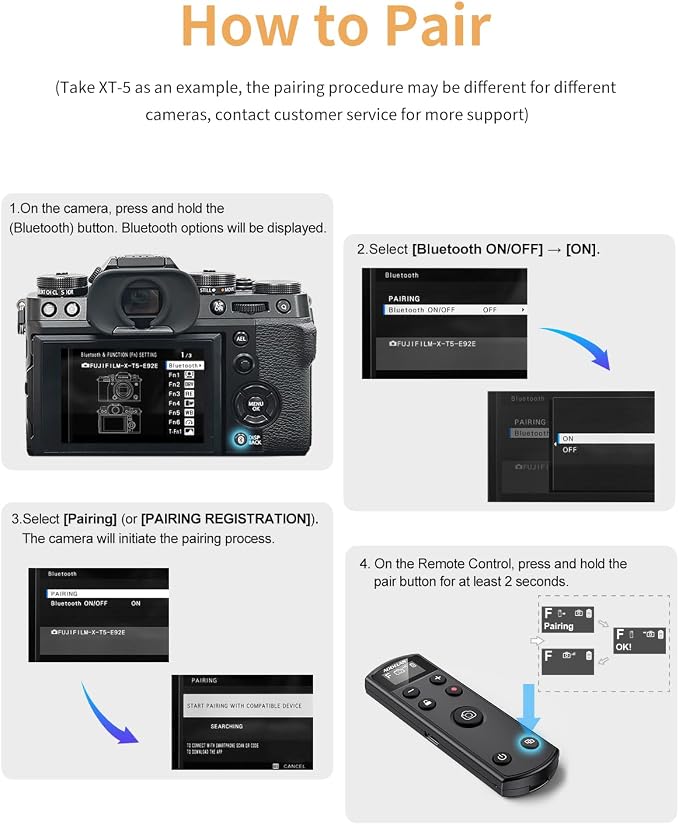 for Fujifilm Tripod with Rechargeable Remote Control - Image 9