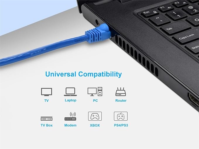 Monoprice 20FT 24AWG Cat6 550MHz UTP Ethernet Bare Copper Network Cable - Image 6
