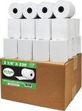 Phenol Free Thermal Paper 3 1/8 x 230 Receipt Rolls fits all Clover POS Cash by BuyRegisterRolls%C2%AE
