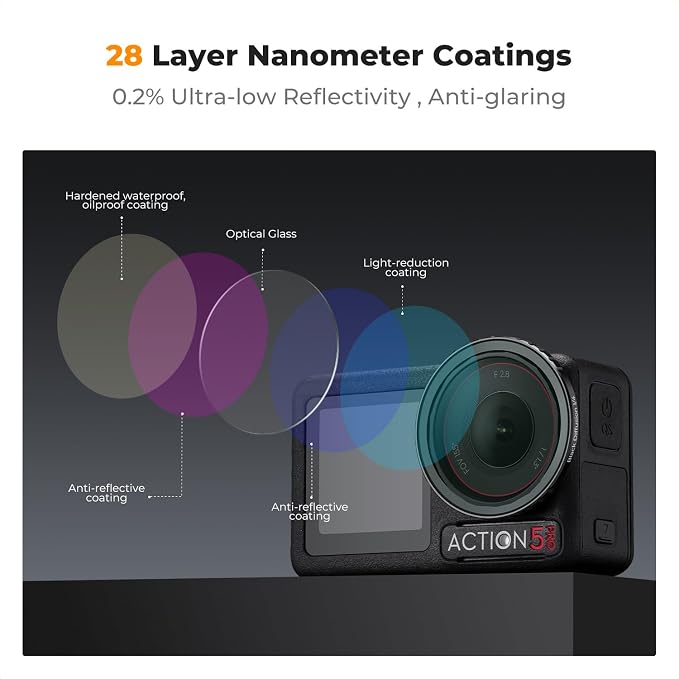 K&F CONCEPT Push in Fit Effect & ND & CPL Filter Set Compatible - Image 6