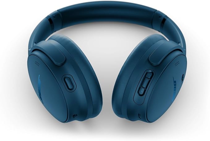 Bose QuietComfort Headphones - Wireless Bluetooth Headphones, Active Over Ear Noise Cancelling and Mic, USB-C Charging, Deep Bass, Up to 24 Hours of Playtime, Twilight Blue - Limited Edition Color | Wireless Bluetooth, Active Over-Ear Noise-canceling a... - Image 4