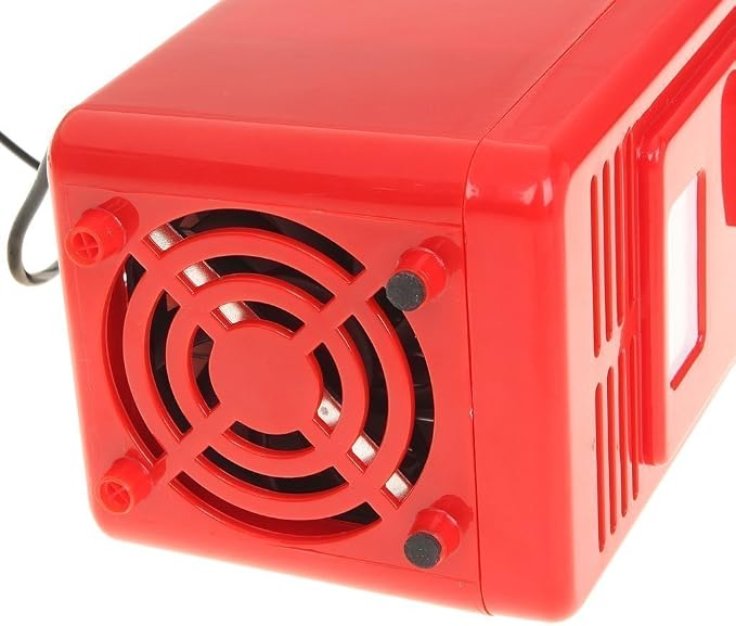ThreeH New Mini Red USB Fridge Cooler Beverage Drink Cans Cooler/Warmer Refrigerator for Laptop PC Computer Red H-UF05Red - Image 4