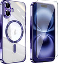 Magnetic Glossy Case for iPhone 17, iPhone17 Phone Case Slim Clear Luxury by Unknown