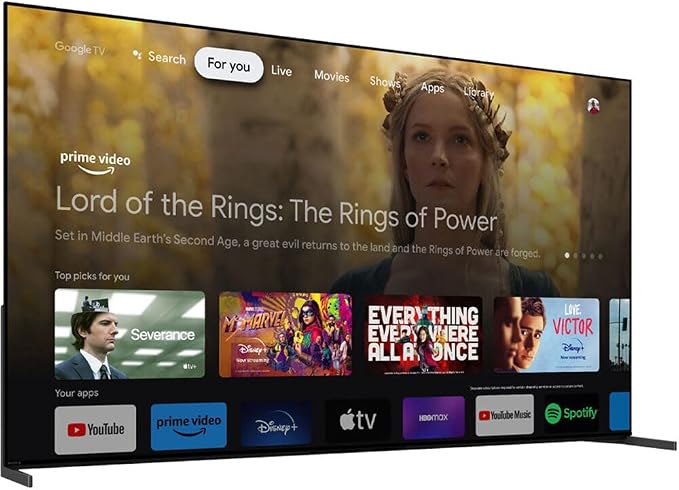 Sony QD-OLED 77 inch BRAVIA XR A95L Series 4K Ultra HD Smart Google TV Bundle with Deco Gear 4K HDMI 2.0 Cable w/Pure Copper Conductors x2 & CPS Exclusive 50 Month Protection (BEACH-CPS-505000) - Image 4
