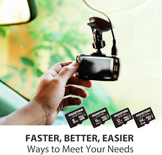 GIGASTONE 16GB Micro SD Card 5-Pack, FHD Video, Surveillance Security Cam - Image 6