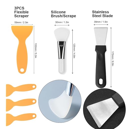 Resin 3D Printer Accessories Kit, Including Cleaning Silicone pad and Stainless - Image 4