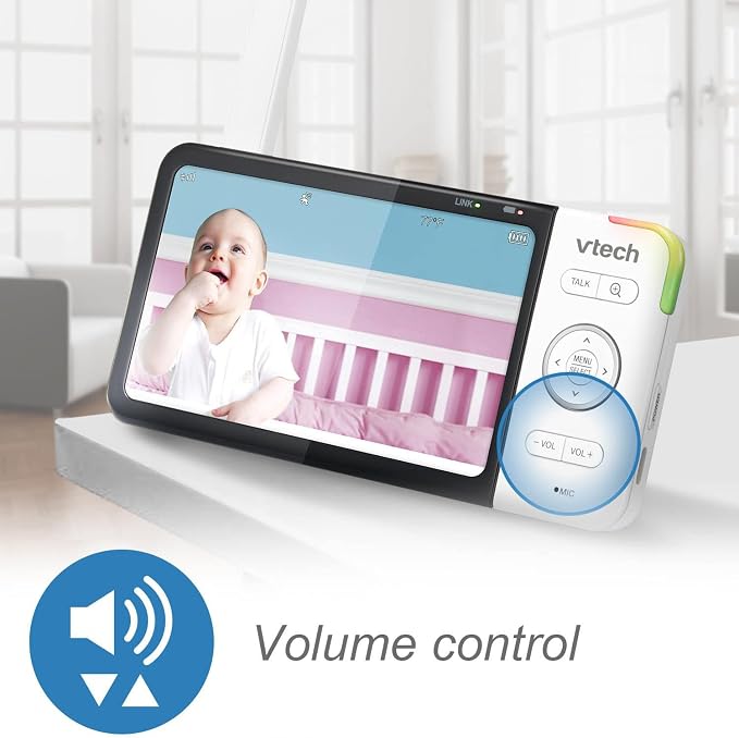 VTech RM5754HD RM5754HD Smart Wi-Fi 1080p Video Baby Monitor System - Image 3