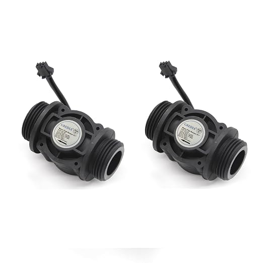 1" Water Flow Sensor Food-Grade Switch Hall Effect Flowmeter Fluid Meter by Unknown