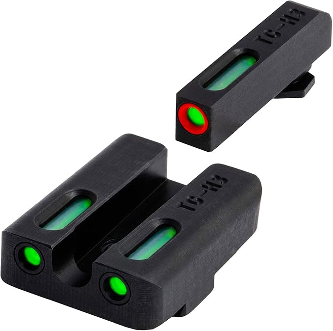 Truglo TFX PRO Handgun Sight, Glowing Shock Proof Tritium and Fiber Optic Night by TruGloInc-Sports