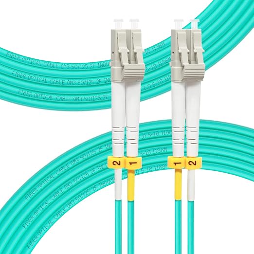 FLYPROFiber- LC to LC Fiber Patch Cable OM3 10M/33ft, Length Options: 0.2m-200m by FLYPROFiber