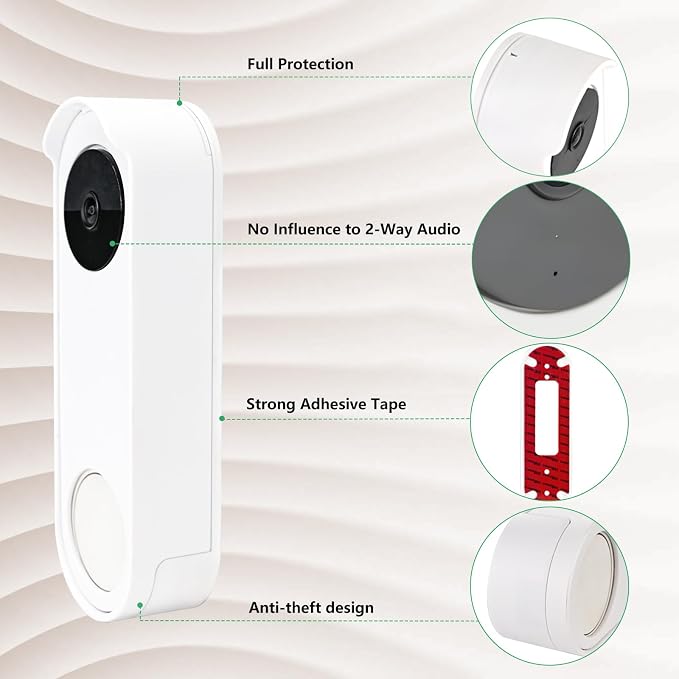 Anti-Theft No Drill Doorbell Mount Compatible - Image 5