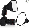 2 Pack Flash Diffuser Light Softbox by Lusofie