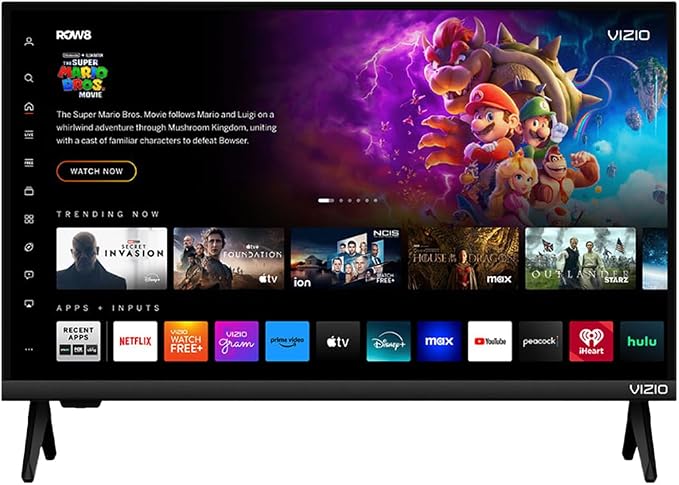 VIZIO 24" Inches VHD24M-0810 Class V-Series HD (1080p) Smart LED TV - Full Array Backlighting, Smart TV with Apple AirPlay, Chromecast, Alexa Compatibility (Renewed) by Amazon+Renewed