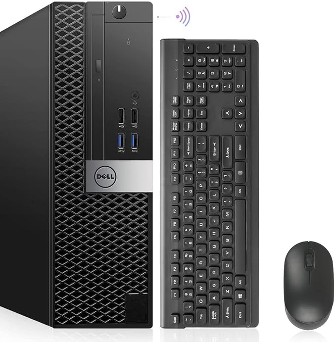 Dell Desktop Computer Windows 11 Pro OptiPlex 7040 i7 Refurbished Small Form Factor PC, i7-6700 3.40GHz,32GB Ram DDR4 New 1TB M.2 NVMe SSD,AX210 Built-in WiFi 6E, HDMI 3 Monitor Support (Renewed) by Amazon+Renewed