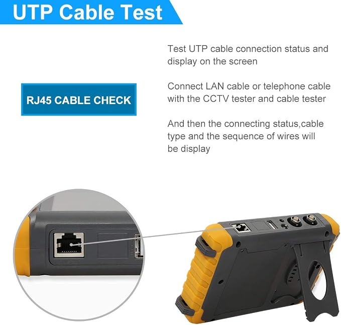Anpviz 5 Inch 4 in 1 CCTV Monitor Tester, AHD/TVI/CVI/CVBS Coaxial Analog Video - Image 7