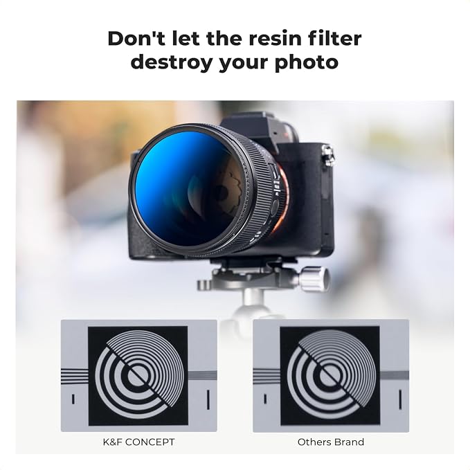 K&F CONCEPT 40.5mm UV/CPL/ND Lens Filter Kit-18 Multi-Layer Coatings, UV Filter - Image 7