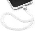 Agate Beaded Phone Wrist Strap for Women Men Stone Beads Charm Handmade by Aluckiss