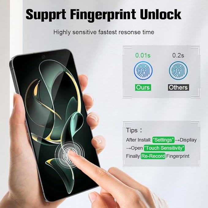 2 Pack Galaxy S26 Anti spy Privacy Screen Protector, 9H Tempered Glass - Image 6