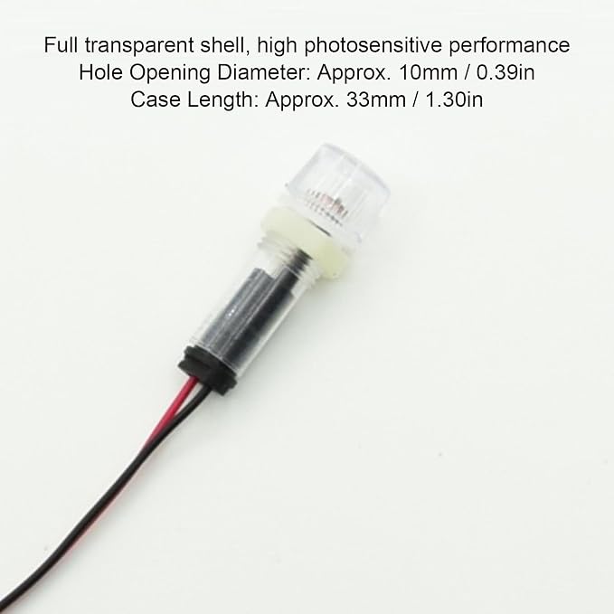 2 Pack Photocell Light Sensor Switch Dusk to Dawn Auto On Off Outdoor Lighting - Image 5