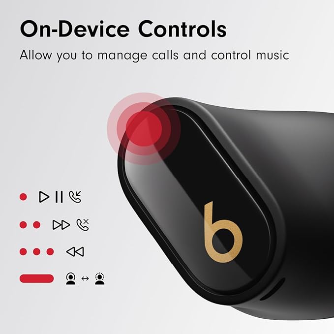 Beats Studio Buds + - Black / Gold with AppleCare+ (2 Years) - Image 9