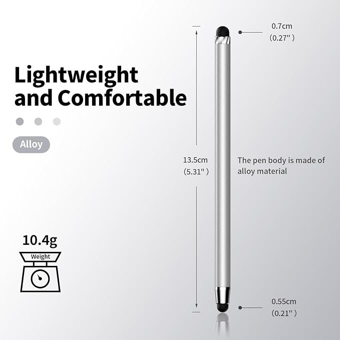 10 PCS Stylus, Stylus Pen for Touchscreen, Stylus 2-in-1 High Sensitivity & - Image 3