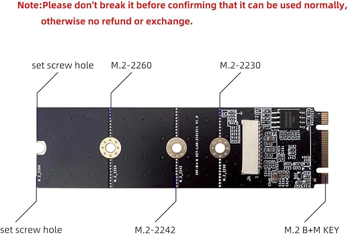 M.2 B+M Key to 2.5G Ethernet Adapter - Image 5
