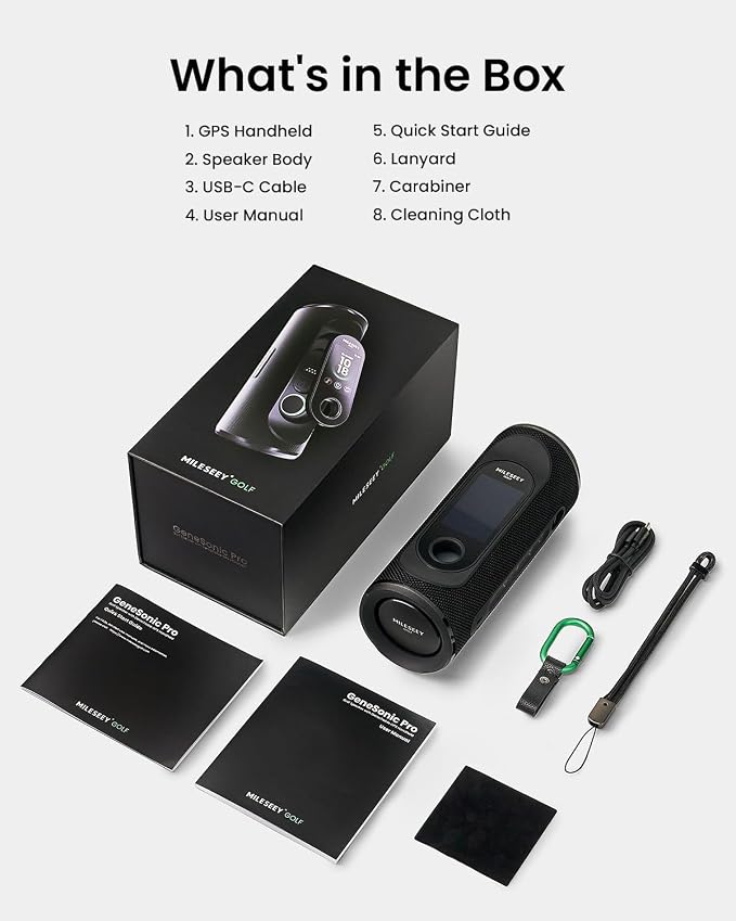 MILESEEY GeneSonic Pro Golf Speaker - Image 9