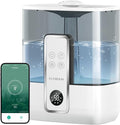 FLYMOON Mist Humidifier for Bedroom, Humidifier with Top Fill, 5L Water Tank, Leak-Proof, 28dB, Tuya App Control, Humidifiers for Large Room, Home, Plants,White by BuildAnIntelligentLife