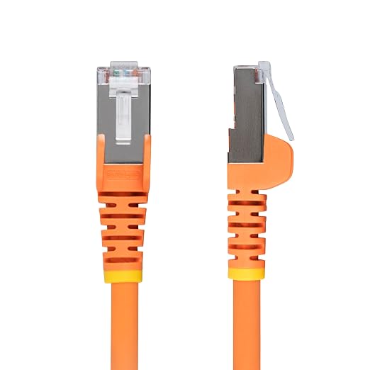 StarTech.com 6ft Orange CAT6a Ethernet Cable, Snagless RJ45, 100W PoE++ - Image 2